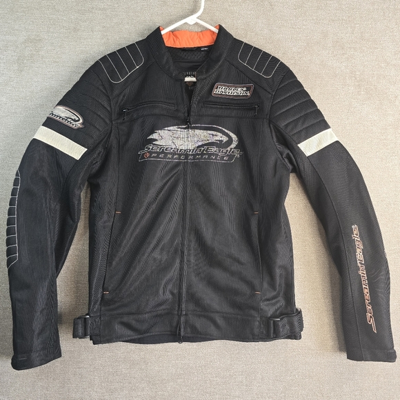 Harley Davidson Jacket Mens Medium Screamin' Eagle Mesh Riding 98161-18VM - Picture 1 of 15